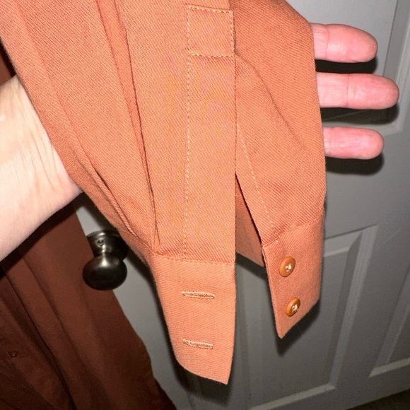 Intermix Beach Club Button Front, belted Maxi dress size L NWT - Picture 5 of 6